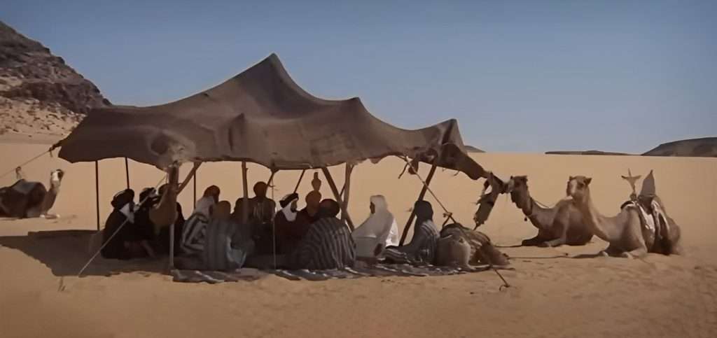 tente chameaux musulmans